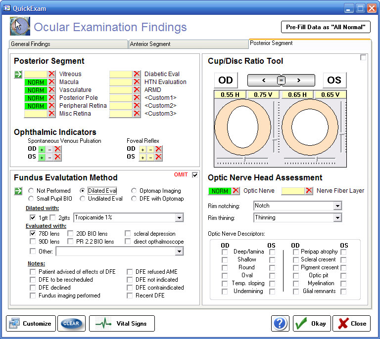 Screenshot for Ophthalmic EMR - ezChartWriter 4.4.4